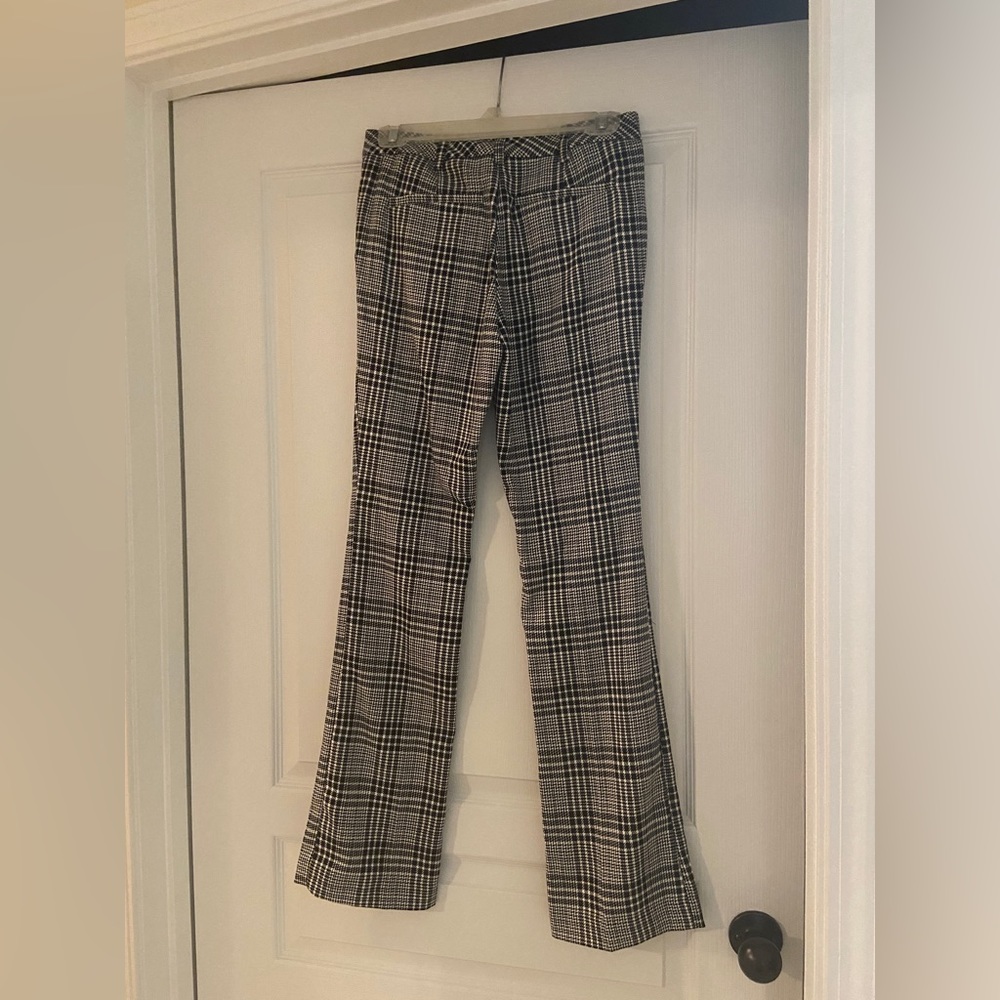 New york and company black and white pants